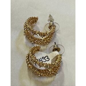 Amber Sceats Gold Hoops New